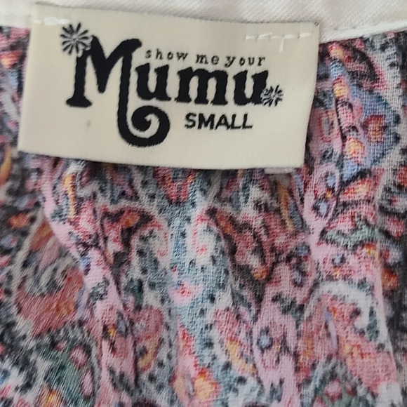 New Show Me Your Mumu Bonnaroo Boho Paisley Dress S - Picture 7 of 9